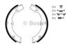 BOSCH 0 986 487 725 Brake Shoe Set, parking brake